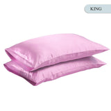 Queen/KING Silk Satin Pillow Case Bedding