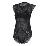 Sexy Lace Underwire Bodysuit Sleepwear